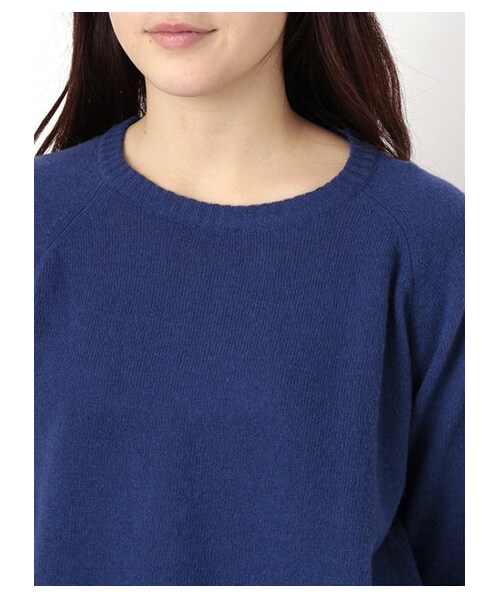 ehka sopo（エヘカソポ）の「ラムナイロンラグランプルオーバー 1602234-43-13-11（ニット・セーター・レディース・杢グレー/レッド/ベージュ/イエロー/グリーン/ブルー・M）」の10枚目の写真