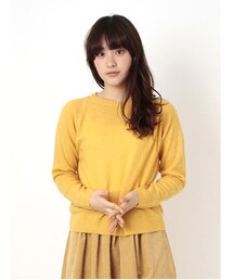 ehka sopo | ラムナイロンラグランプルオーバー 1602234-43-13-11(トップス)