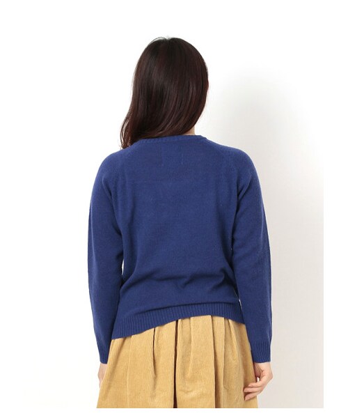 ehka sopo（エヘカソポ）の「ラムナイロンラグランプルオーバー 1602234-43-13-11（ニット・セーター・レディース・杢グレー/レッド/ベージュ/イエロー/グリーン/ブルー・M）」の9枚目の写真