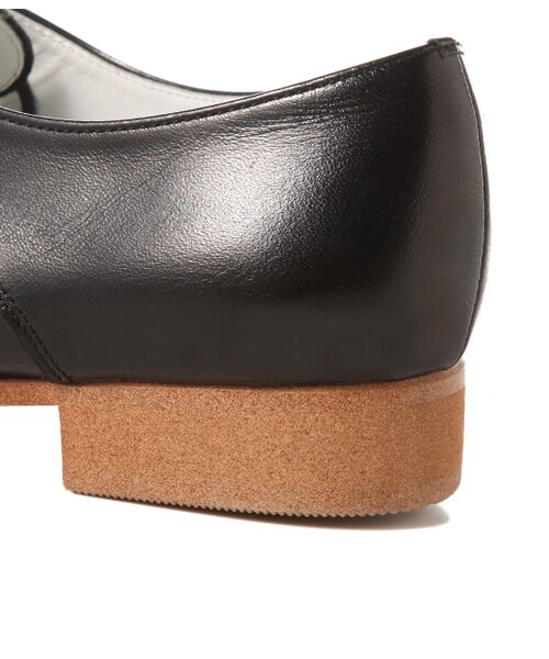 ADAM ET ROPE'（アダムエロペ）の「【15SS先行予約】プレーンレースアップシューズ【春の新作】（ドレスシューズ・レディース・ブラック/ブラック系/ホワイト・22.5/23.0/23.5/24.0/24.5/25.0）」の9枚目の写真