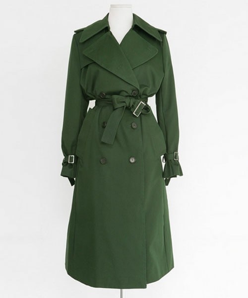 DHOLIC（ディーホリック）の「ライナー付きトレンチコート（トレンチコート・レディース・ベージュ/アイボリー/グリーン・free）」の3枚目の写真