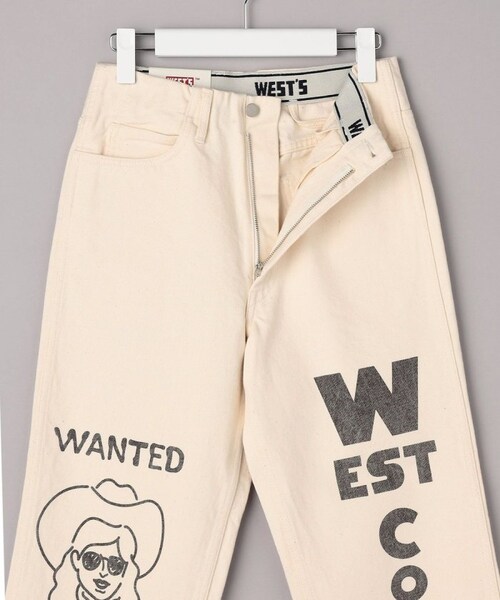 WESTOVERALLS（ウエストオーバーオールズ）の「WESTS JEANS WANTED801（パンツ・レディース・ナチュラル・26）」の3枚目の写真