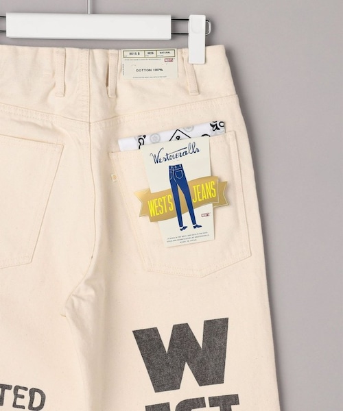 WESTOVERALLS（ウエストオーバーオールズ）の「WESTS JEANS WANTED801（パンツ・レディース・ナチュラル・26）」の6枚目の写真