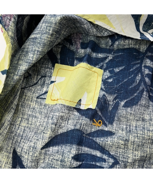 アヌエヌエプリントの908ローファープルシャツ（インディゴ）