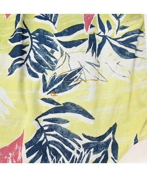 アヌエヌエプリントの908ローファープルシャツ（インディゴ）