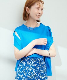 natural couture（ナチュラルクチュール）の「セット着用可/UV・接触冷感機能あり プチプラノースリニット（ニット/セーター）」