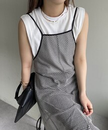 CAPRICIEUX LE'MAGE | 〈AgAwd/アガウド〉メッシュエプロンワンピース(ワンピース/ドレス)