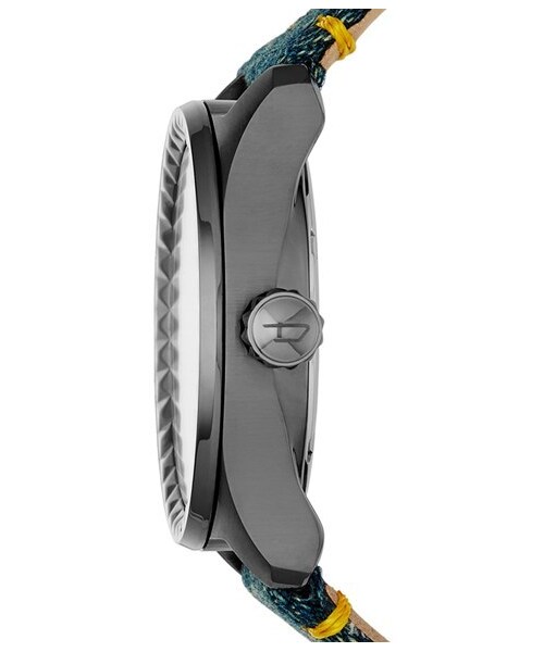 DIESEL（ディーゼル）の「DIESEL® 'Kray Kray' Spiked Bezel Denim Strap Watch, 38mm（アナログ腕時計・レディース・Denim）」の3枚目の写真