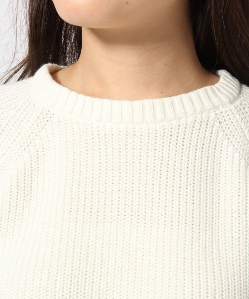 LOWRYS FARM（ローリーズファーム）の「７ゲージビジュエリプルオーバーロングスリーブ（トップス・レディース・オフ/グレー/ネイビー・Ｍ/Ｌ）」の8枚目の写真