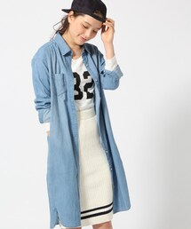 LOWRYS FARM | ★先行予約アイテム★デニムロングシャツワンピースロングスリーブ(ワンピース/ドレス)