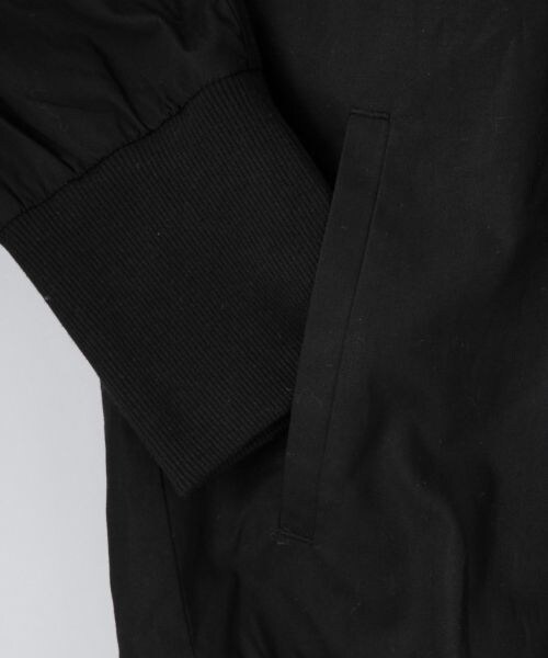 JEANASIS（ジーナシス）の「ZIPフードジャケット（ジャケット/アウター・レディース・アイボリー/ブラック/ダークネイビー・FREE）」の8枚目の写真