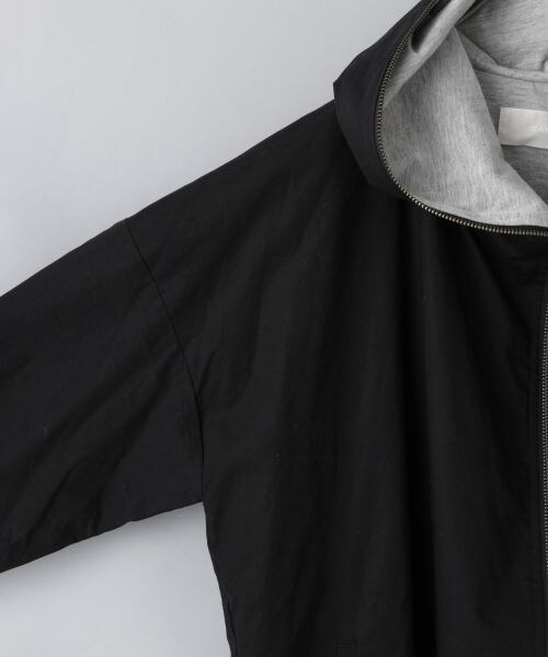 JEANASIS（ジーナシス）の「ZIPフードジャケット（ジャケット/アウター・レディース・アイボリー/ブラック/ダークネイビー・FREE）」の6枚目の写真