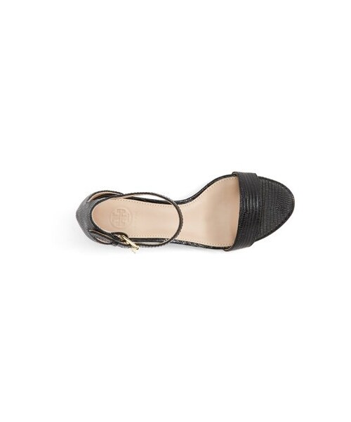 TORY BURCH(トリーバーチ)の「Tory Burch 'Savannah' Wedge Sandal (Women)(サンダル・レディース・Black・5 M/5.5 M/7 M/6 M/10.5 M/8.5 M/7.5 M/9.5 M/9 M/8 M/11 M/6.5 M/10 M)」の2枚目の写真