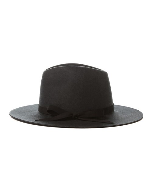 ADAM ET ROPE'（アダムエロペ）の「ウールフェルト中折れ（帽子・レディース・グレー/オフホワイト・M）」の4枚目の写真