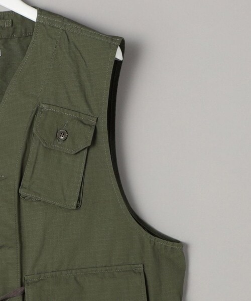 Engineered Garments（エンジニアードガーメンツ）の「C-1 Vest（トップス・メンズ・グリーン・S）」の3枚目の写真
