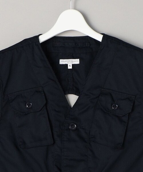 Engineered Garments（エンジニアードガーメンツ）の「C-1 Vest（トップス・メンズ・ネイビー・S）」の2枚目の写真