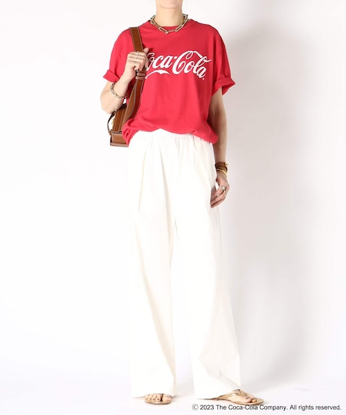 MUSE de Deuxieme classe(ミューズデドゥーズィエムクラス)の「“Coca-Cola” Tシャツ(トップス・レッド/(060)/フリー/在庫あり)」の4枚目の写真