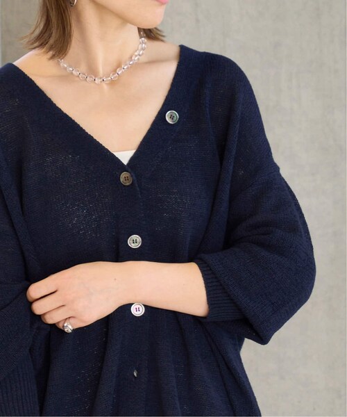 IENA（イエナ）の「《追加》テープヤーン2WAY Vネック