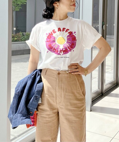 IENA(イエナ)の「【ROSEANNA/ローズアンナ】LOVE Tシャツ(その他・ホワイト/S)」の3枚目の写真
