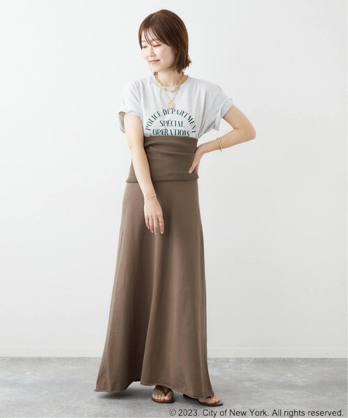 plage（プラージュ）の「NYC circle logo Tシャツ（その他・グレーA/フリー）」の6枚目の写真