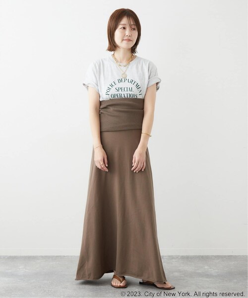 plage（プラージュ）の「NYC circle logo Tシャツ（その他・グレーA/フリー）」の4枚目の写真