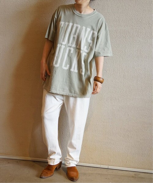 journal standard luxe プリントT TURNS LUCKS JOURNAL STANDARD LUXE（ジャーナルスタンダード ラックス）の