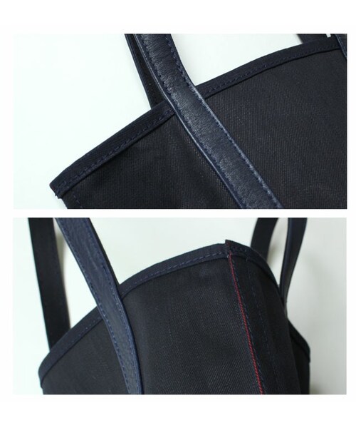 45R（フォーティファイブアール）の「デニム×藍レザートート