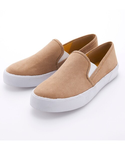 PEACH JOHN（ピーチジョン）の「ＰＪ／サイドゴアスニーカー（シューズ・レディース・フラワーＷＴ/フラワーＮＶ/フラワーＧＹ/スエードＢＫ/スエードＢＥ・S/M/L）」の4枚目の写真