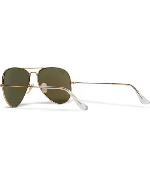 Ray-Ban（レイバン）の「Ray-Ban Polarised Mirrored Metal Aviator Sunglasses（サングラス・メンズ・Blue_526413/GREEN_526414・One Size）」の11枚目の写真