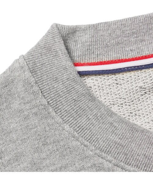 THOM BROWNE(トムブラウン)の「Thom Browne Loopback Cotton-Jersey Sweatshirt(スウェット・メンズ・Gray・3/4/5)」の6枚目の写真