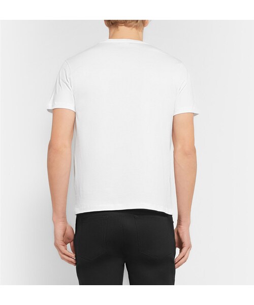 RAF SIMONS（ラフシモンズ）の「Raf Simons Printed Cotton-Jersey T-Shirt（Tシャツ/カットソー・メンズ・White・XL/M/XS/L/S）」の4枚目の写真
