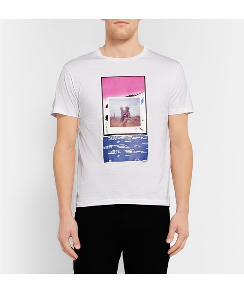 RAF SIMONS（ラフシモンズ）の「Raf Simons Printed Cotton-Jersey T-Shirt（Tシャツ/カットソー・メンズ・White・XL/M/XS/L/S）」の3枚目の写真