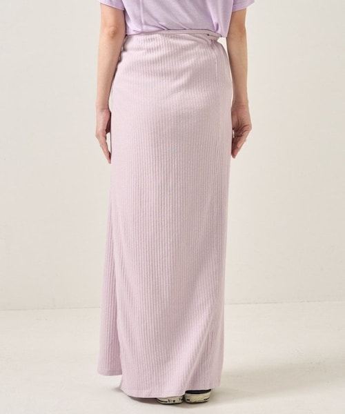 BASERANGE ベースレンジ 巻きスカート ピンク ロングスカート BASERANGE（ベースレンジ）の「BRIG SKIRT（）」 - WEAR