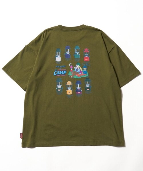 COLEMAN（コールマン）の「別注 ランタン バックプリントTシャツ（その他・メンズ・ホワイト/グレー/チャコールグレー/オリーブ・M）」の7枚目の写真