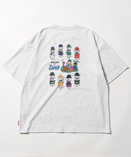 COLEMAN（コールマン）の「別注 ランタン バックプリントTシャツ（その他・メンズ・ホワイト/グレー/チャコールグレー/オリーブ・M）」の8枚目の写真