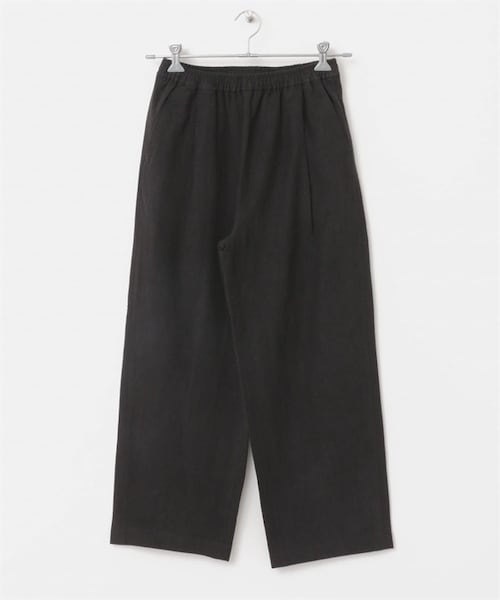 URBAN RESEARCH DOORS(アーバンリサーチドアーズ)の「FORK&SPOON 棉麻寬褲(その他・レディース・米色/黑色/棕色・米色/黑色/棕色)」の2枚目の写真