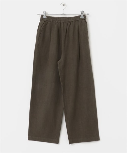 URBAN RESEARCH DOORS(アーバンリサーチドアーズ)の「FORK&SPOON 棉麻寬褲(その他・レディース・米色/黑色/棕色・米色/黑色/棕色)」の3枚目の写真