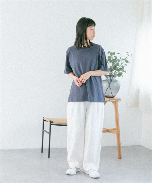 URBAN RESEARCH DOORS(アーバンリサーチドアーズ)の「FORK&SPOON 棉麻寬褲(その他・レディース・米色/黑色/棕色・米色/黑色/棕色)」の22枚目の写真