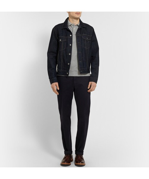 POLO RALPH LAUREN(ポロ ラルフ ローレン)の「Polo Ralph Lauren Slim-Fit Cotton-Piqué Polo Shirt(ポロシャツ・メンズ・GRAY_486823/BLUE_455206/Black_521552/GREEN_484980・S/XXL/XL/L/M)」の8枚目の写真