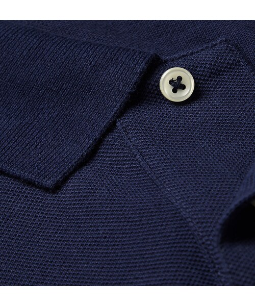 POLO RALPH LAUREN(ポロ ラルフ ローレン)の「Polo Ralph Lauren Slim-Fit Cotton-Piqué Polo Shirt(ポロシャツ・メンズ・GRAY_486823/BLUE_455206/Black_521552/GREEN_484980・S/XXL/XL/L/M)」の18枚目の写真