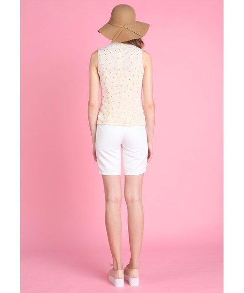 L'zzie(リジー)の「LIZINE CHEONGSAM TOP(トップス・レディース・Pink/Khaki・S/M/L)」の3枚目の写真