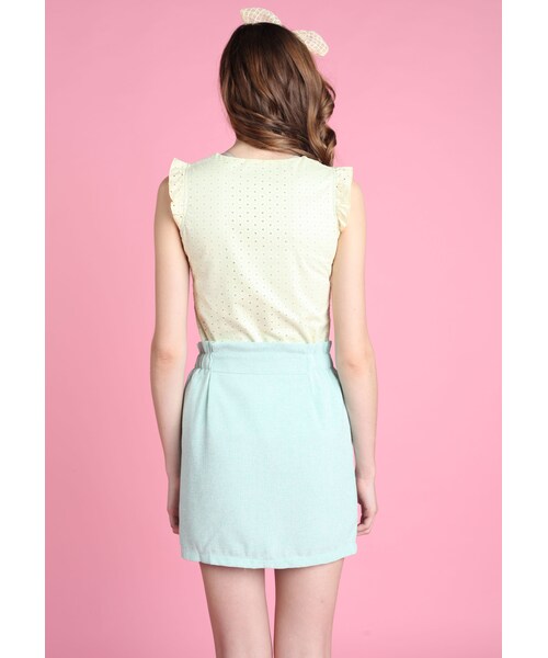 L'zzie（リジー）の「PLASSE SKIRT（パンツ・レディース・Green/Pink・S/M/L）」の4枚目の写真