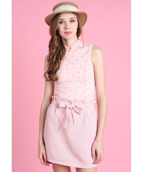 L'zzie（リジー）の「PLASSE SKIRT（パンツ・レディース・Green/Pink・S/M/L）」の8枚目の写真