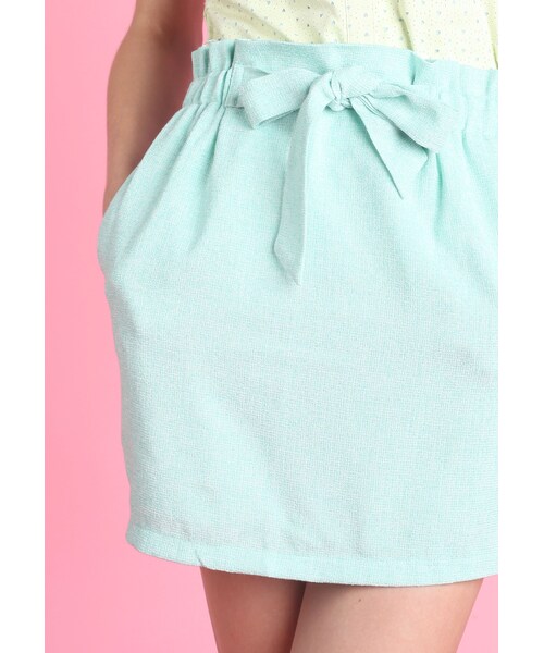 L'zzie（リジー）の「PLASSE SKIRT（パンツ・レディース・Green/Pink・S/M/L）」の5枚目の写真