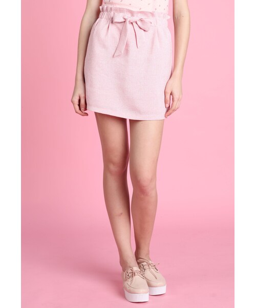 L'zzie（リジー）の「PLASSE SKIRT（パンツ・レディース・Green/Pink・S/M/L）」の6枚目の写真