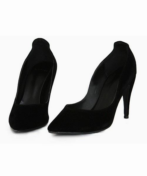 DHOLIC（ディーホリック）の「ディープカラーヒールシューズ（パンプス・レディース・ディープブルー/ワイン/ダークグリーン/ブラック・225/230/235/240/245）」の2枚目の写真