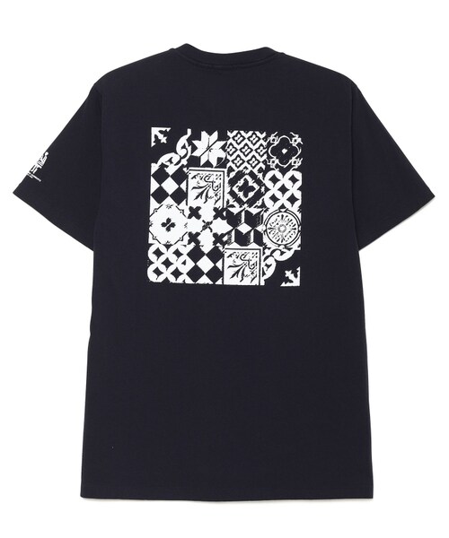 Engineered Garments（エンジニアードガーメンツ）の「Printed Cross Crew Neck T-shirt（トップス・メンズ・NAVY/40/KHAKI/35/WHITE/10・M/L）」の7枚目の写真