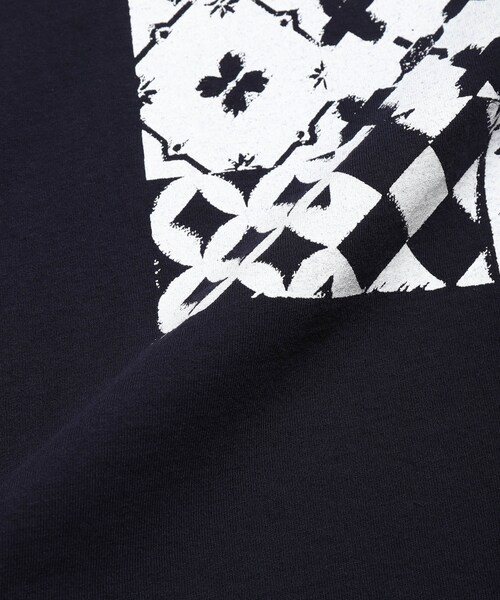 Engineered Garments（エンジニアードガーメンツ）の「Printed Cross Crew Neck T-shirt（トップス・メンズ・NAVY/40/KHAKI/35/WHITE/10・M/L）」の9枚目の写真