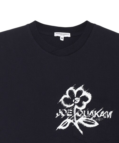 Engineered Garments（エンジニアードガーメンツ）の「Printed Cross Crew Neck T-shirt（トップス・メンズ・NAVY/40/KHAKI/35/WHITE/10・M/L）」の4枚目の写真