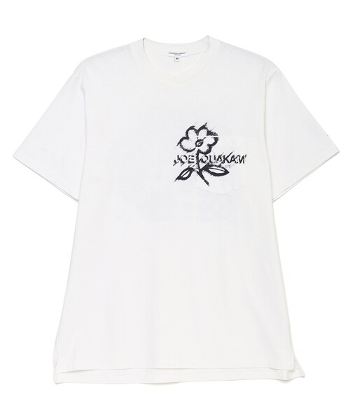 Engineered Garments（エンジニアードガーメンツ）の「Printed Cross Crew Neck T-shirt（トップス・メンズ・NAVY/40/KHAKI/35/WHITE/10・M/L）」の3枚目の写真